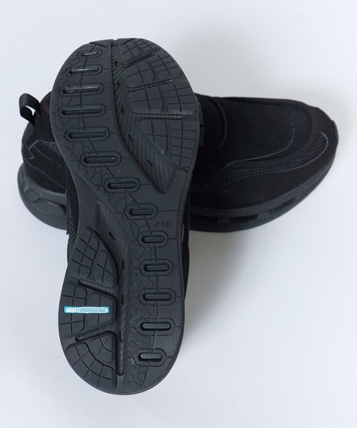 WHITE MOUNTAINEERING(ホワイトマウンテニアリング)の「White Mountaineering/ホワイトマウンテニアリング × MOITHROUGH 360/ モイスルーサンロクマル LOAFER SNEAKER ローファースニーカー フォーマル スエード メンズ レディース 雨の日 2026年秋冬(ローファー・メンズ・ブラック・26/27/28)」の13枚目の写真