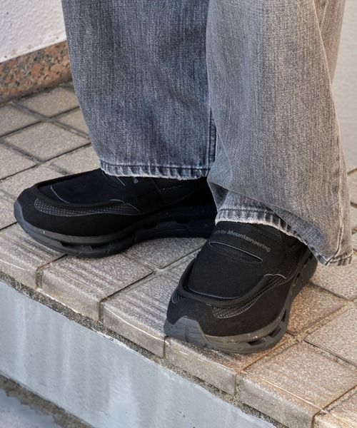 WHITE MOUNTAINEERING(ホワイトマウンテニアリング)の「White Mountaineering/ホワイトマウンテニアリング × MOITHROUGH 360/ モイスルーサンロクマル LOAFER SNEAKER ローファースニーカー フォーマル スエード メンズ レディース 雨の日 2026年秋冬(ローファー・メンズ・ブラック・26/27/28)」の19枚目の写真