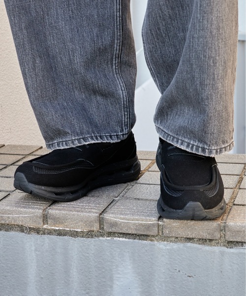 WHITE MOUNTAINEERING(ホワイトマウンテニアリング)の「White Mountaineering/ホワイトマウンテニアリング × MOITHROUGH 360/ モイスルーサンロクマル LOAFER SNEAKER ローファースニーカー フォーマル スエード メンズ レディース 雨の日 2026年秋冬(ローファー・メンズ・ブラック・26/27/28)」の20枚目の写真