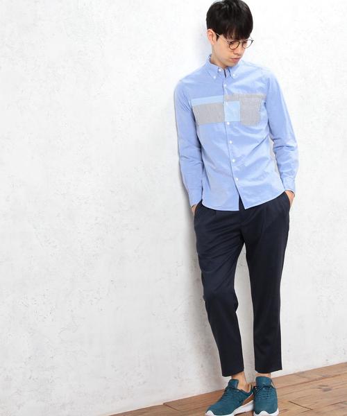 green label relaxing（グリーンレーベルリラクシング）の「KC WSB/SERGE ユーティティー 2P/9L パンツ◆（その他パンツ・メンズ・グレー/ネイビー・SMALL/LARGE/X-LARGE/MEDIUM）」の9枚目の写真