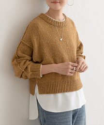BEARDSLEY（ビアズリー）の「《10 14(水)12:00予約開始予定》カラーネップショートニット（ニット/セーター）」