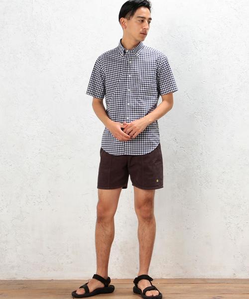 green label relaxing（グリーンレーベルリラクシング）の「KT BR/GGM GIZA ボタンダウン S/SL シャツ◆（シャツ/ブラウス・メンズ・ネイビー/ロイヤルブルー/ブラック・X-LARGE/LARGE/MEDIUM/SMALL）」の16枚目の写真