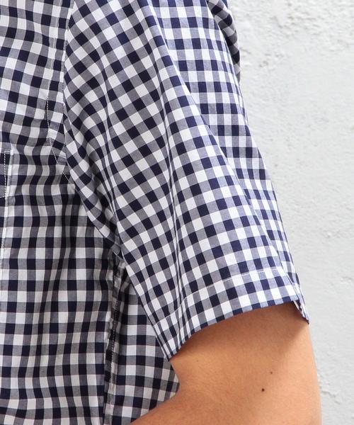 green label relaxing（グリーンレーベルリラクシング）の「KT BR/GGM GIZA ボタンダウン S/SL シャツ◆（シャツ/ブラウス・メンズ・ネイビー/ロイヤルブルー/ブラック・X-LARGE/LARGE/MEDIUM/SMALL）」の18枚目の写真