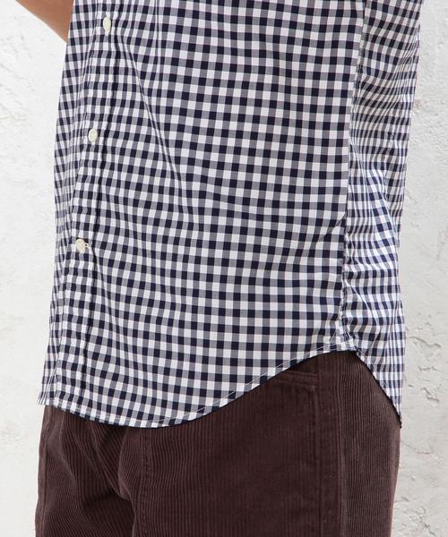 green label relaxing（グリーンレーベルリラクシング）の「KT BR/GGM GIZA ボタンダウン S/SL シャツ◆（シャツ/ブラウス・メンズ・ネイビー/ロイヤルブルー/ブラック・X-LARGE/LARGE/MEDIUM/SMALL）」の7枚目の写真