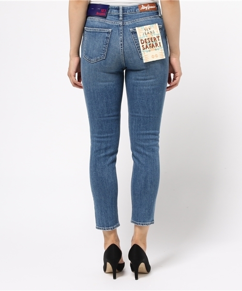 SLY（スライ）の「LARCH CRASH JW ANKLE SLIM-B（デニムパンツ・レディース・ブルー・25inch/23inch/24inch/26inch/27inch）」の4枚目の写真
