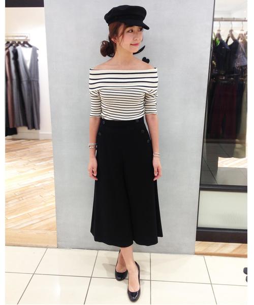 Casselini（キャセリーニ）の「CASSELINI キャスケット / キャセリーニ / ハット / 帽子（キャスケット・レディース・ブラック/ネイビー・FREE）」の6枚目の写真