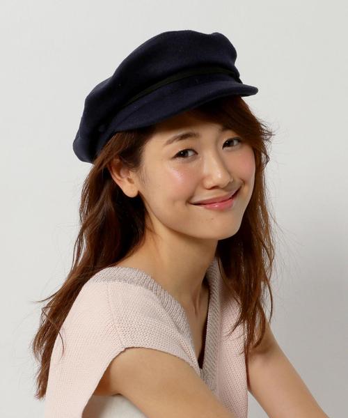 Casselini（キャセリーニ）の「CASSELINI キャスケット / キャセリーニ / ハット / 帽子（キャスケット・レディース・ブラック/ネイビー・FREE）」の8枚目の写真