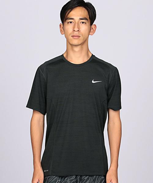 NIKE（ナイキ）の「NIKE（ナイキ） DRI-FIT クールマイラーS/S トップ（Tシャツ/カットソー・メンズ・ブラック・SMALL/X-LARGE/MEDIUM/LARGE）」の9枚目の写真