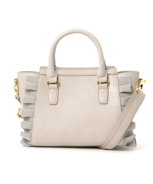 WEGO（ウィゴー）の「WEGO/フリルショルダーバッグ（ショルダーバッグ・レディース・グレー/ピンク/ブラック・FREE）」の15枚目の写真