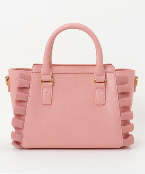 WEGO（ウィゴー）の「WEGO/フリルショルダーバッグ（ショルダーバッグ・レディース・グレー/ピンク/ブラック・FREE）」の16枚目の写真