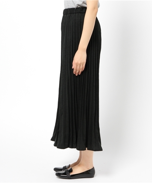 Re:EDIT（リエディ）の「[リエディ]ニットソープリーツスカンツ[リエディオリジナル]ボトムス/パンツ/ワイドパンツ・ガウチョパンツ（その他パンツ・レディース・ワイン/モカ/ブラック/パープル/ダークブルー・X-LARGE/LARGE/MEDIUM）」の7枚目の写真