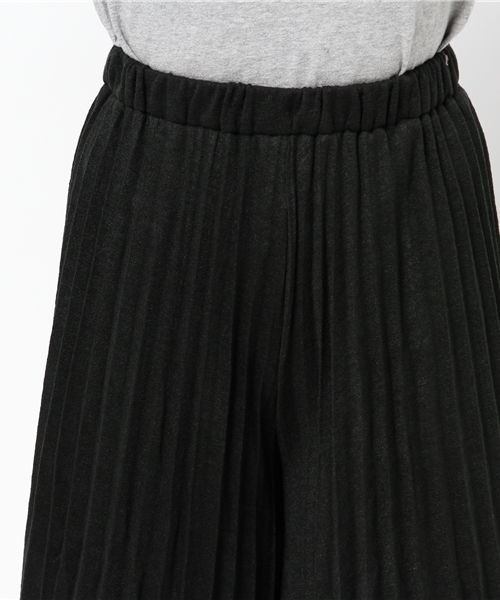 Re:EDIT（リエディ）の「[リエディ]ニットソープリーツスカンツ[リエディオリジナル]ボトムス/パンツ/ワイドパンツ・ガウチョパンツ（その他パンツ・レディース・ワイン/モカ/ブラック/パープル/ダークブルー・X-LARGE/LARGE/MEDIUM）」の9枚目の写真