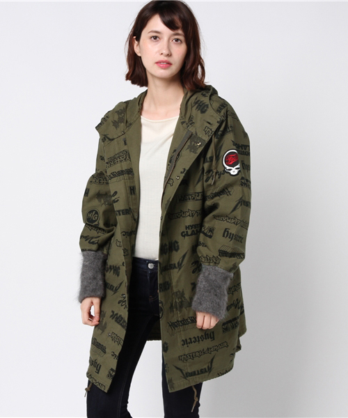 HYSTERIC GLAMOUR（ヒステリックグラマー）の「METAL LOGO総柄