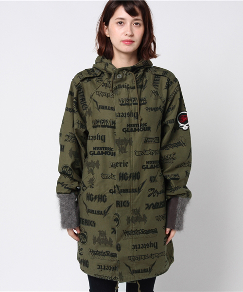 HYSTERIC GLAMOUR（ヒステリックグラマー）の「METAL LOGO総柄