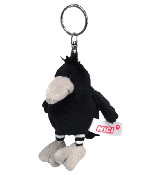 nici（ニキ）の「NICI キーリング/カラス シルビオ 10cm（キーホルダー・レディース・ブラック・ONE SIZE）」の2枚目の写真