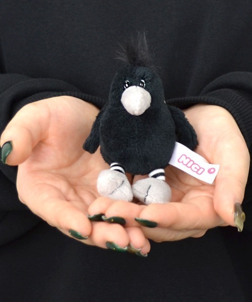 nici（ニキ）の「NICI キーリング/カラス シルビオ 10cm（キーホルダー・レディース・ブラック・ONE SIZE）」の6枚目の写真