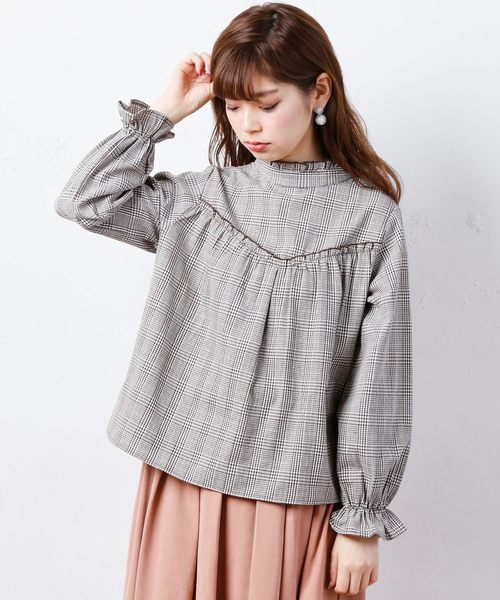 natural couture（ナチュラルクチュール）の「グレンチェック スタンド