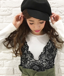 VENCEEXCHANGE | レースキャミアンサンブル                   (Tシャツ/カットソー)