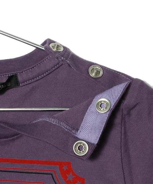 JOEY HYSTERIC（ジョーイヒステリック）の「STAR FRAMED WOMAN pt T-SH（Tシャツ/カットソー・キッズ・ホワイト/ブラック/パープル・X-SMALL/SMALL/MEDIUM）」の7枚目の写真