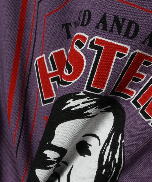 JOEY HYSTERIC（ジョーイヒステリック）の「STAR FRAMED WOMAN pt T-SH（Tシャツ/カットソー・キッズ・ホワイト/ブラック/パープル・X-SMALL/SMALL/MEDIUM）」の9枚目の写真