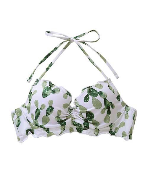 SUNBABIES（サンベイビーズ）の「フリルメロー・ワイヤービキニブラトップ/SUNBABIES（水着・レディース・グリーン系その他/ミント/ピンク系その他・SMALL/MEDIUM/LARGE）」の14枚目の写真