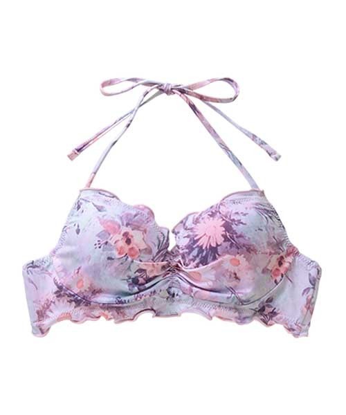 SUNBABIES（サンベイビーズ）の「フリルメロー・ワイヤービキニブラトップ/SUNBABIES（水着・レディース・グリーン系その他/ミント/ピンク系その他・SMALL/MEDIUM/LARGE）」の5枚目の写真