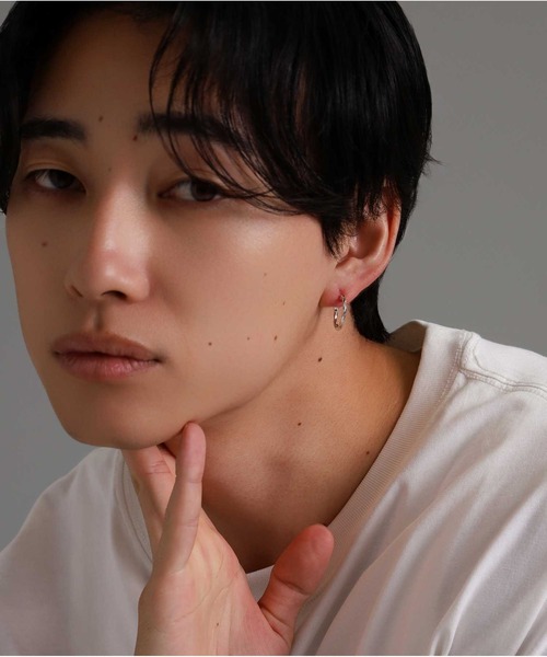 for Gift”クロッシングピアス（ツイスト）/シルバー925【LION HEART