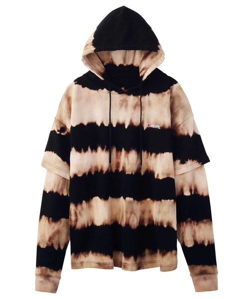 girlies tie dye hoodie