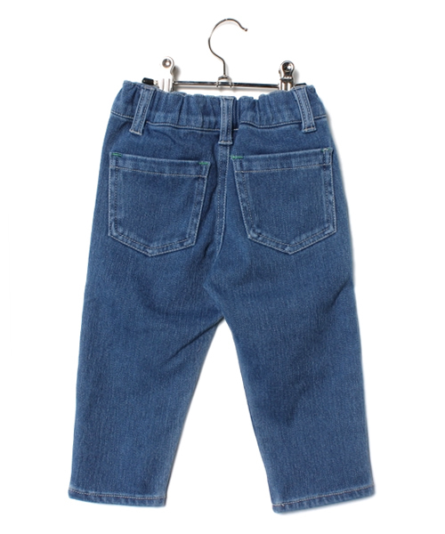 GLOBAL WORK（グローバルワーク）の「☆GLOBAL WORK人気No.1☆カットデニムクロプト（デニムパンツ・キッズ・ブルー/ネイビー・X-LARGE/SMALL/MEDIUM/LARGE）」の3枚目の写真
