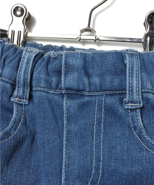 GLOBAL WORK（グローバルワーク）の「☆GLOBAL WORK人気No.1☆カットデニムクロプト（デニムパンツ・キッズ・ブルー/ネイビー・X-LARGE/SMALL/MEDIUM/LARGE）」の4枚目の写真