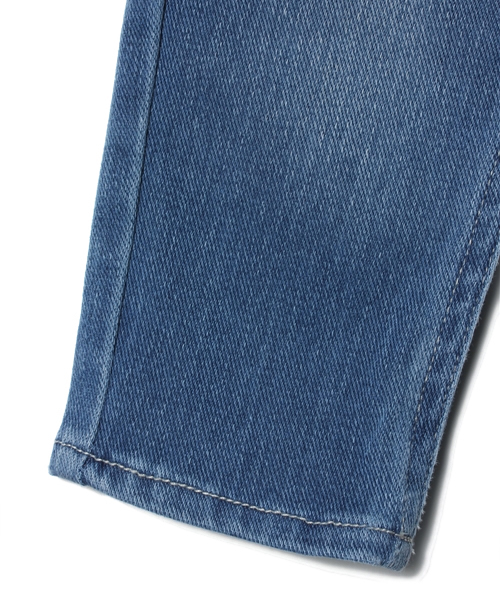 GLOBAL WORK（グローバルワーク）の「☆GLOBAL WORK人気No.1☆カットデニムクロプト（デニムパンツ・キッズ・ブルー/ネイビー・X-LARGE/SMALL/MEDIUM/LARGE）」の6枚目の写真