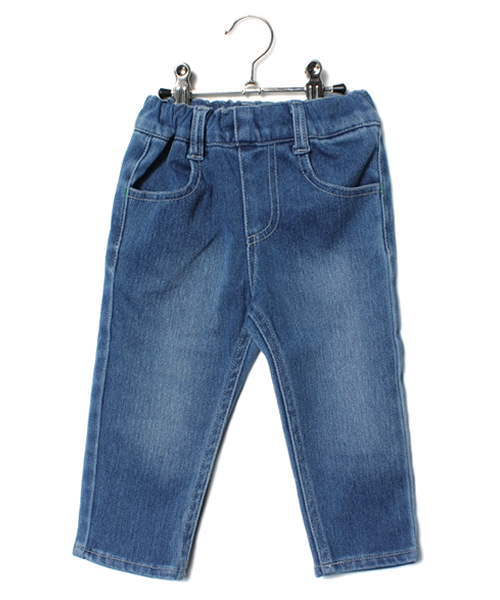 GLOBAL WORK（グローバルワーク）の「☆GLOBAL WORK人気No.1☆カットデニムクロプト（デニムパンツ・キッズ・ブルー/ネイビー・X-LARGE/SMALL/MEDIUM/LARGE）」の9枚目の写真