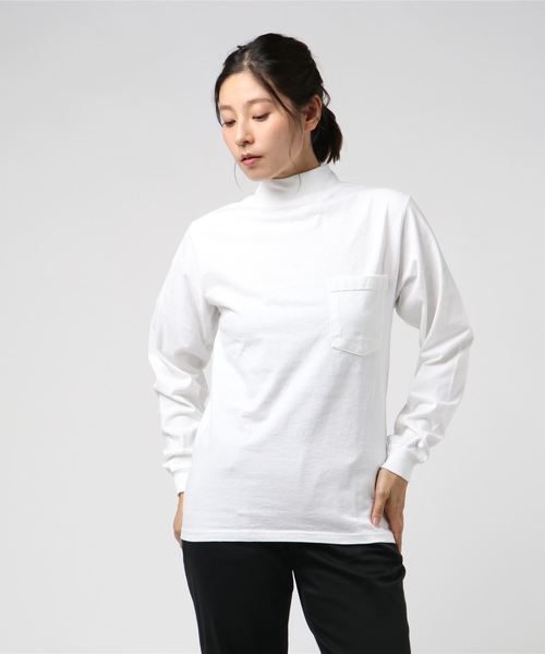 Goodwear(Since1983)(グッドウェア)の「GOODWEAR/グッドウェア モックロングスリーブTEE(WS)(Tシャツ/カットソー・レディース・ホワイト/ブラック/ブラウン/グレー系その他/ナチュラル・S)」の14枚目の写真