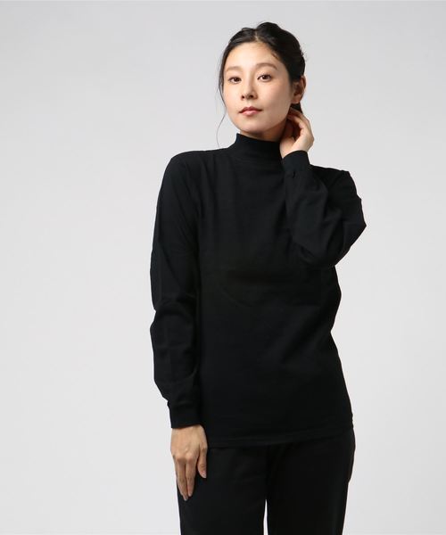 Goodwear(Since1983)(グッドウェア)の「GOODWEAR/グッドウェア モックロングスリーブTEE(WS)(Tシャツ/カットソー・レディース・ホワイト/ブラック/ブラウン/グレー系その他/ナチュラル・S)」の13枚目の写真