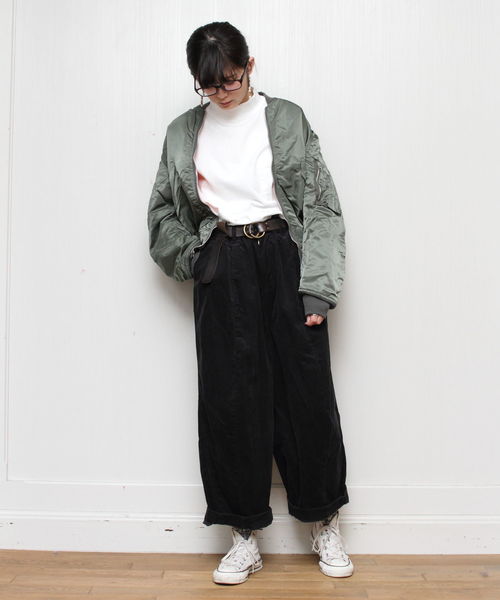 Goodwear(Since1983)(グッドウェア)の「GOODWEAR/グッドウェア モックロングスリーブTEE(WS)(Tシャツ/カットソー・レディース・ホワイト/ブラック/ブラウン/グレー系その他/ナチュラル・S)」の10枚目の写真