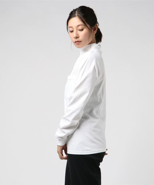 Goodwear(Since1983)(グッドウェア)の「GOODWEAR/グッドウェア モックロングスリーブTEE(WS)(Tシャツ/カットソー・レディース・ホワイト/ブラック/ブラウン/グレー系その他/ナチュラル・S)」の6枚目の写真