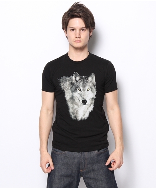 BEAUTY&YOUTH UNITED ARROWS（ビューティーアンドユースユナイテッドアローズ）の「MT コヨーテ ヘッド Tシャツ◆§2（Tシャツ/カットソー・メンズ・ホワイト/ブラック・LARGE/SMALL/MEDIUM）」の3枚目の写真