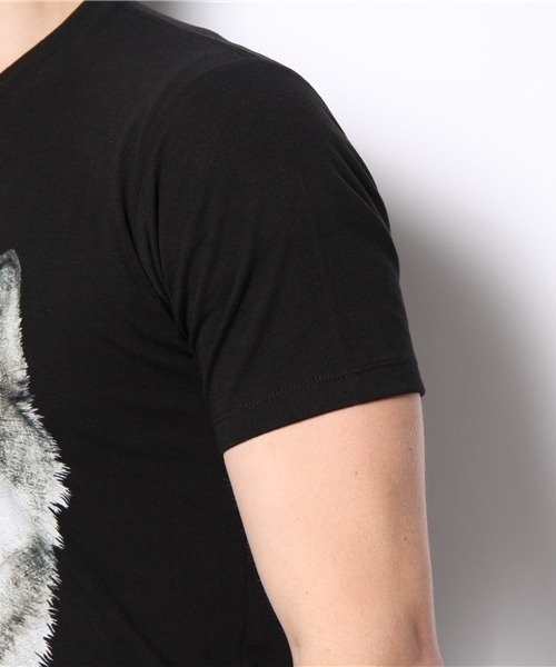 BEAUTY&YOUTH UNITED ARROWS（ビューティーアンドユースユナイテッドアローズ）の「MT コヨーテ ヘッド Tシャツ◆§2（Tシャツ/カットソー・メンズ・ホワイト/ブラック・LARGE/SMALL/MEDIUM）」の7枚目の写真