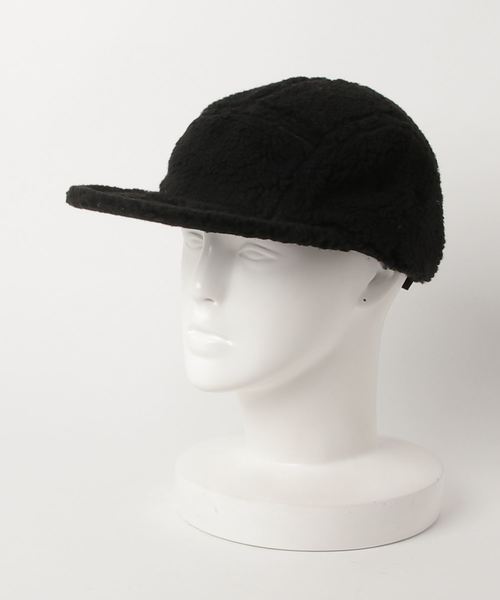 FLEXFIT（フレックスフィット）の「FLEXFIT BOA FLEECE  JOCKEY CAP（キャップ・レディース・ブラック/ベージュ・FREE）」の4枚目の写真