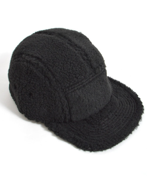 FLEXFIT（フレックスフィット）の「FLEXFIT BOA FLEECE  JOCKEY CAP（キャップ・レディース・ブラック/ベージュ・FREE）」の7枚目の写真