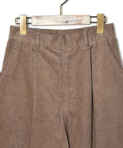 w closet(ダブルクローゼット)の「タック入りペグトップフルレングスパンツ_(その他パンツ・レディース・アイボリー/モカ/ラベンダー・FREE)」の5枚目の写真