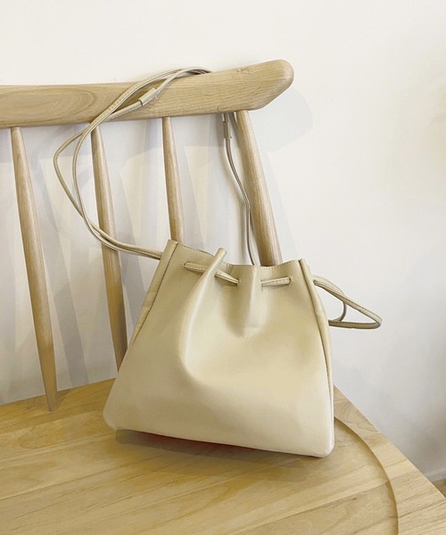 レザー調巾着バッグ ショルダーバッグ Shopnikoniko ショップニコニコ のファッション通販 Zozotown レザー調巾着バッグ ショルダーバッグ Shopnikoniko ショップニコニコ のファッション通販 Zozotown