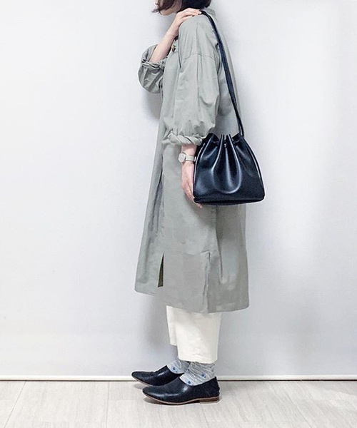 shopnikoniko(ショップニコニコ)の「巾着バッグ(ショルダーバッグ・レディース・ベージュ/キャメル/ブラック/グリーン系その他・フリー)」の19枚目の写真