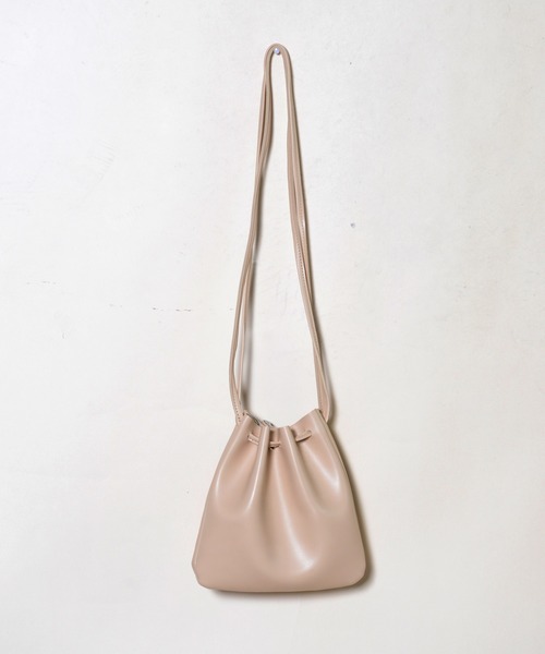 shopnikoniko(ショップニコニコ)の「巾着バッグ(ショルダーバッグ・レディース・ベージュ/キャメル/ブラック/グリーン系その他・フリー)」の10枚目の写真