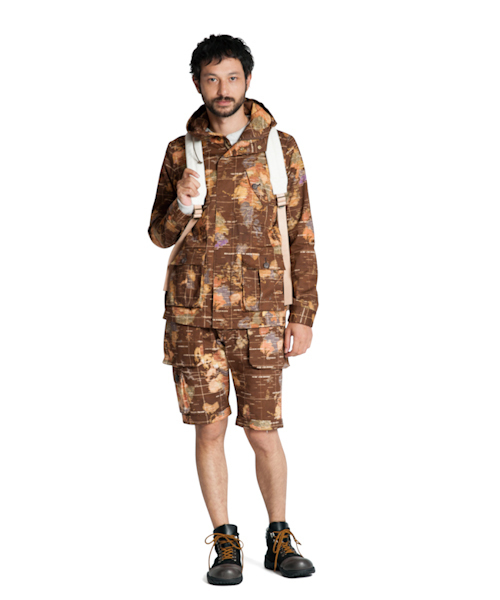 glamb（グラム）の「Snyder mountain parka（マウンテンパーカー・メンズ・ホワイト/ブラウン・1/2/3/4）」の8枚目の写真