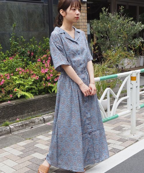 tiptop（ティップトップ）の「5分袖開襟ワンピース（ワンピース