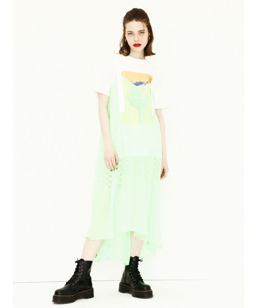 jouetie（ジュエティ）の「バックルシースルーワンピース（ワンピース・レディース・ブラック/パープル/ピンク/ライトグリーン・MEDIUM）」の3枚目の写真