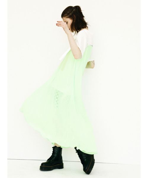 jouetie（ジュエティ）の「バックルシースルーワンピース（ワンピース・レディース・ブラック/パープル/ピンク/ライトグリーン・MEDIUM）」の8枚目の写真