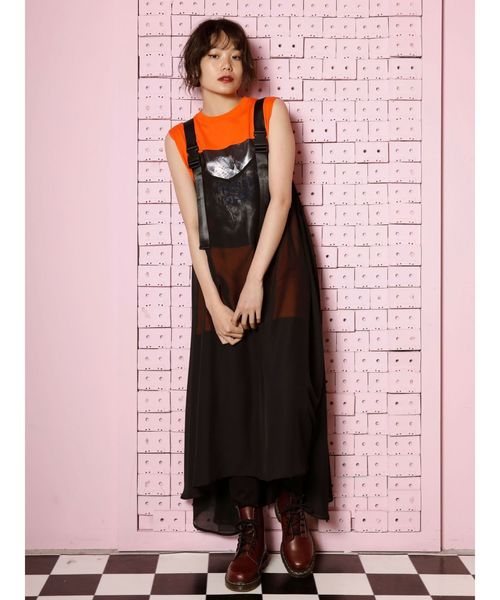 jouetie（ジュエティ）の「バックルシースルーワンピース（ワンピース・レディース・ブラック/パープル/ピンク/ライトグリーン・MEDIUM）」の10枚目の写真