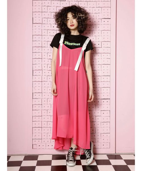 jouetie（ジュエティ）の「バックルシースルーワンピース（ワンピース・レディース・ブラック/パープル/ピンク/ライトグリーン・MEDIUM）」の12枚目の写真